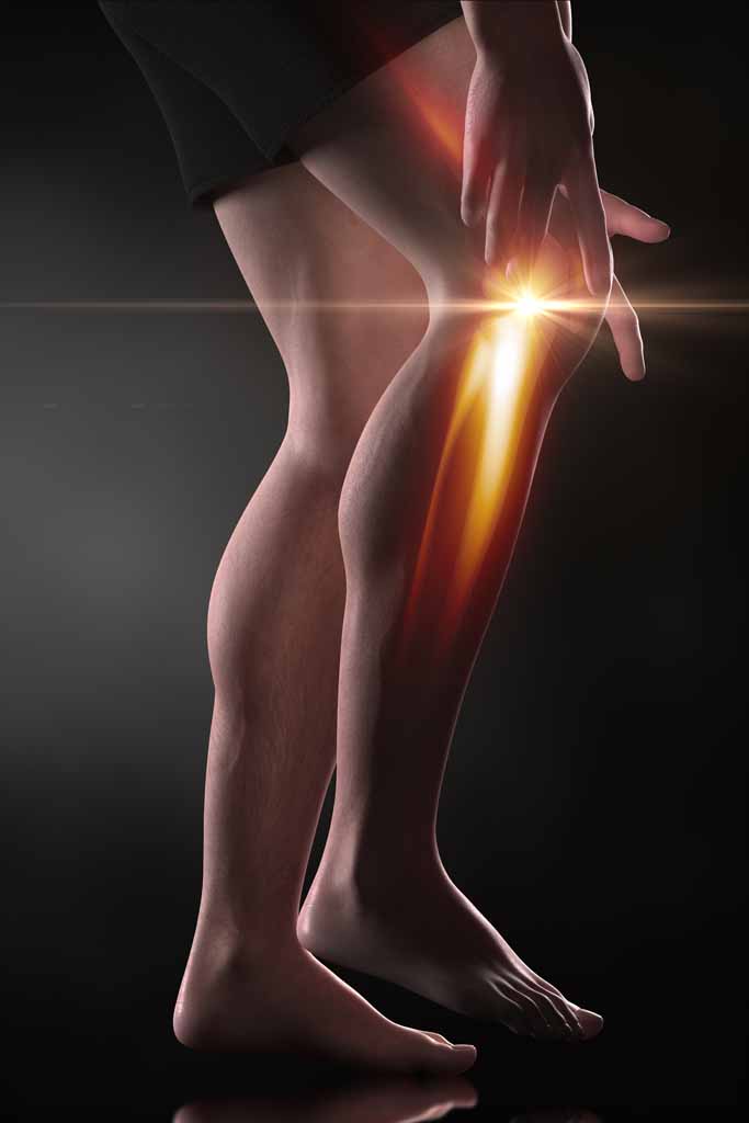 Chiropractic knee and leg